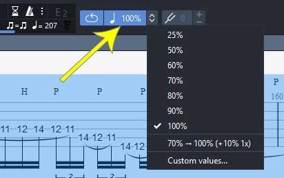 吉他节拍器调整