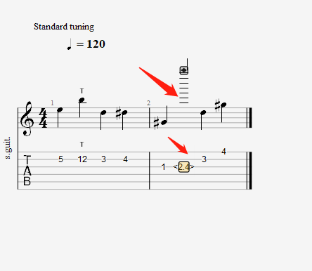 添加自然泛音后