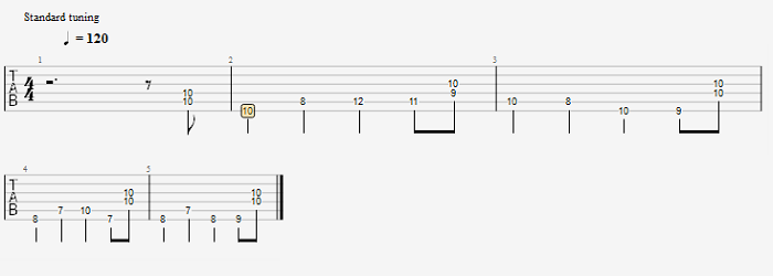 walking bass乐句(和弦前移)