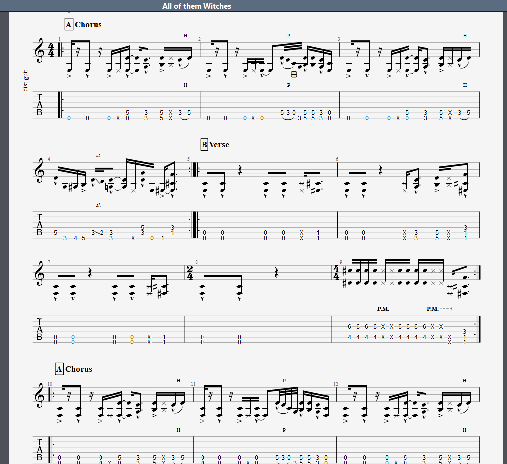 图片5:曲谱行段设置效果图