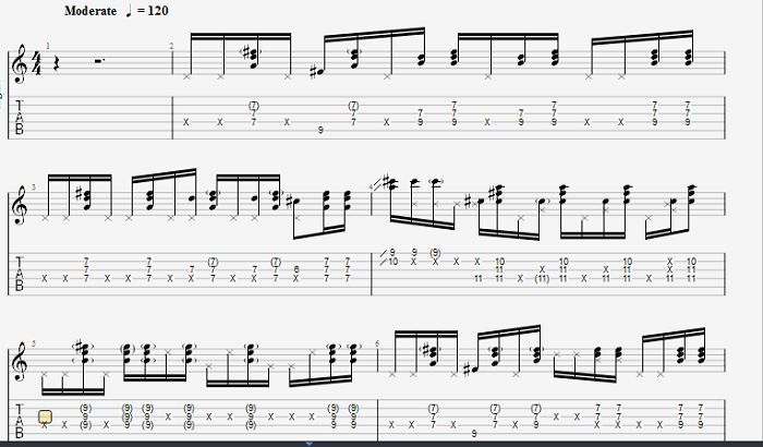 《get lucky》第一循环段