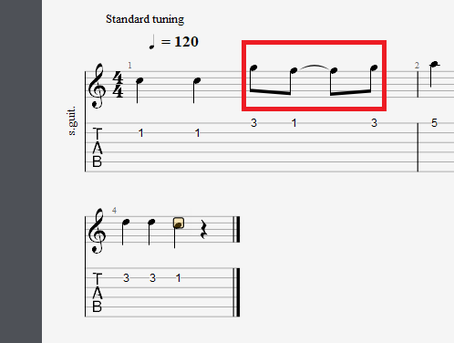 连音符添加效果